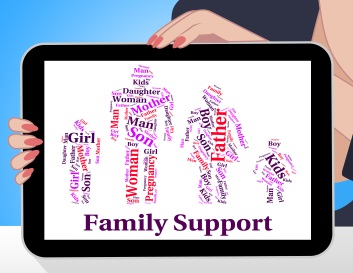 "Family Support" sign